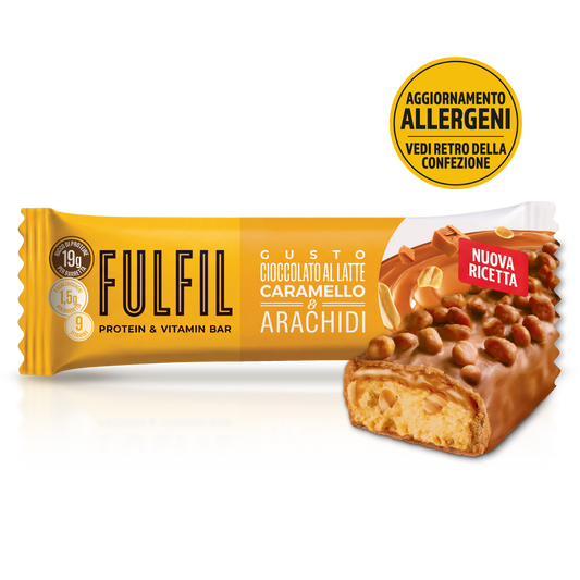 Cioccolato al latte caramello e arachidi